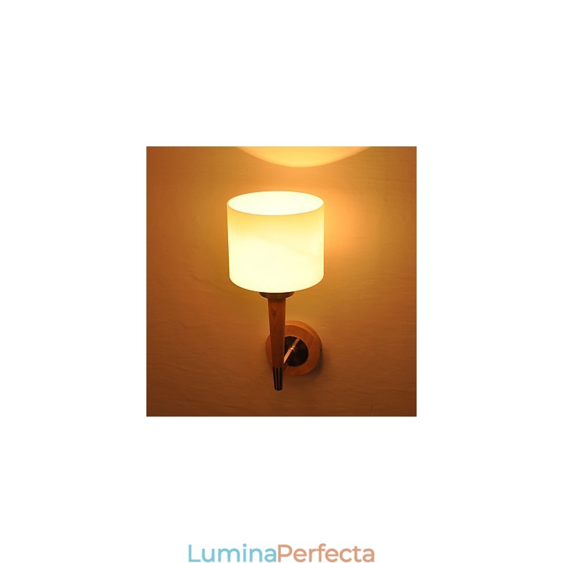 Aplică de perete din sticlă Caracteristică pentru lumina ambientală în stil mini Aplice de perete