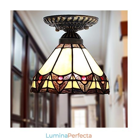 Vitraliul European Rural Creative Arts Absorb Dome Lamp Light Vitraliul European Rural Creative Arts Absorb Dome Lamp Light