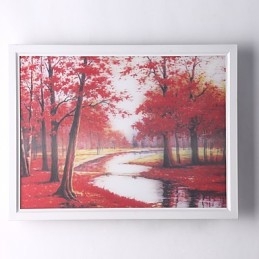 Funcție integrată de pictură modernă contemporană modernă contemporană pentru aplice de perete cu lumină ambientală
