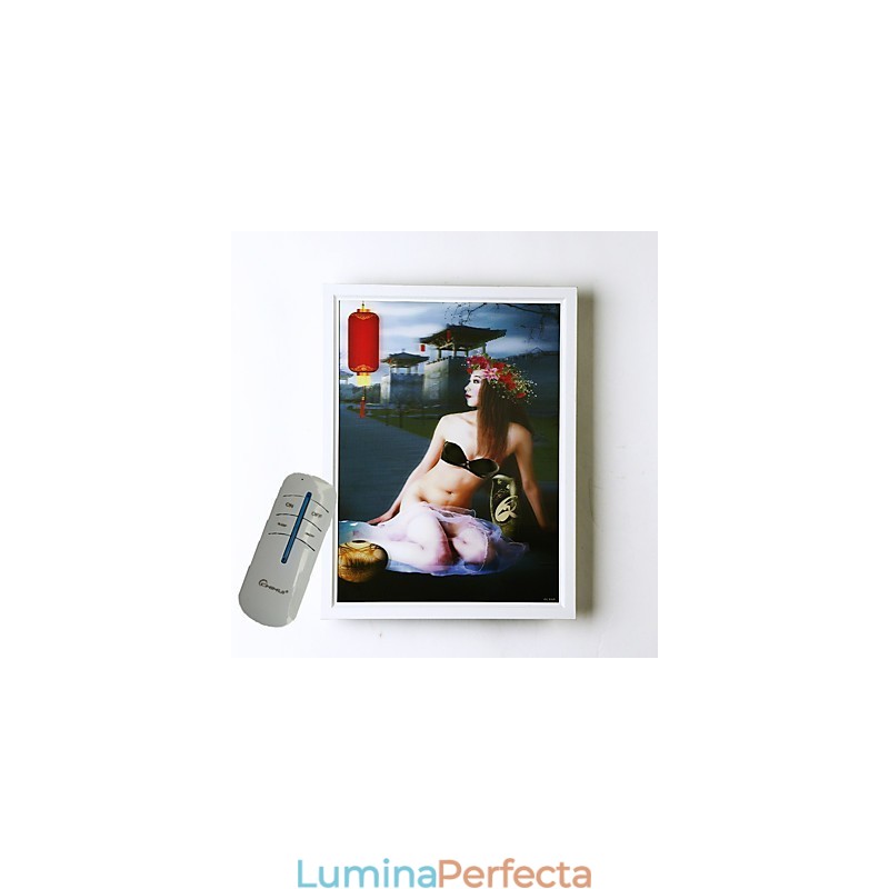 Funcție integrată de pictură modernă contemporană modernă contemporană pentru aplice de perete cu lumină ambientală