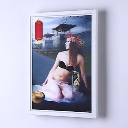 Funcție integrată de pictură modernă contemporană modernă contemporană pentru aplice de perete cu lumină ambientală