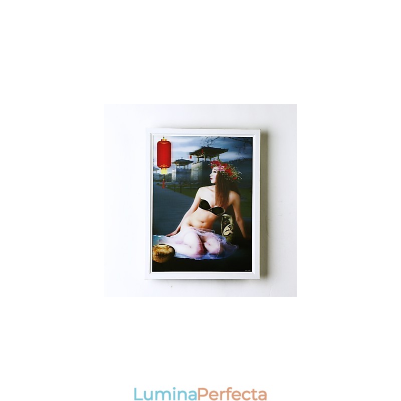 Funcție integrată de pictură modernă contemporană modernă contemporană pentru aplice de perete cu lumină ambientală