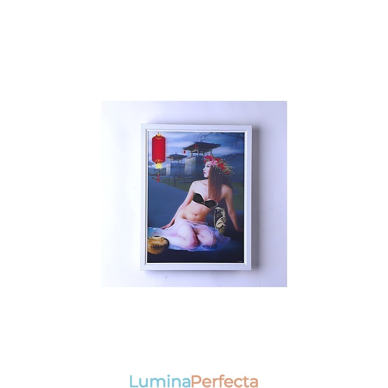 Funcție integrată de pictură modernă contemporană modernă contemporană pentru aplice de perete cu lumină ambientală