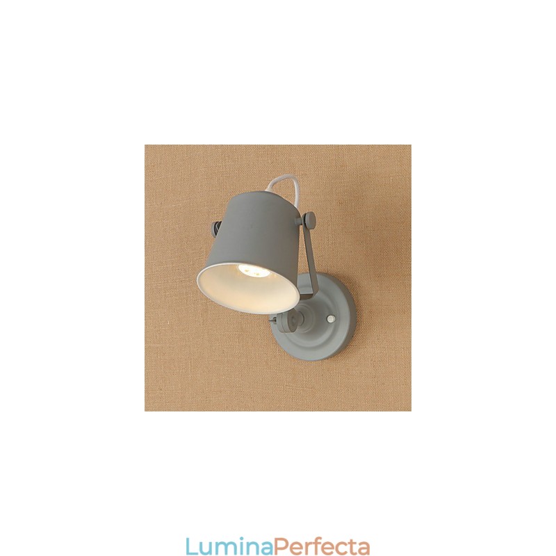 Aplică de perete din oțel vopsit Dumb Black American Coffee Decoration Lumină de perete retro Lampă cu sabie pe perete