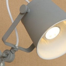Aplică de perete din oțel vopsit Dumb Black American Coffee Decoration Lumină de perete retro Lampă cu sabie pe perete