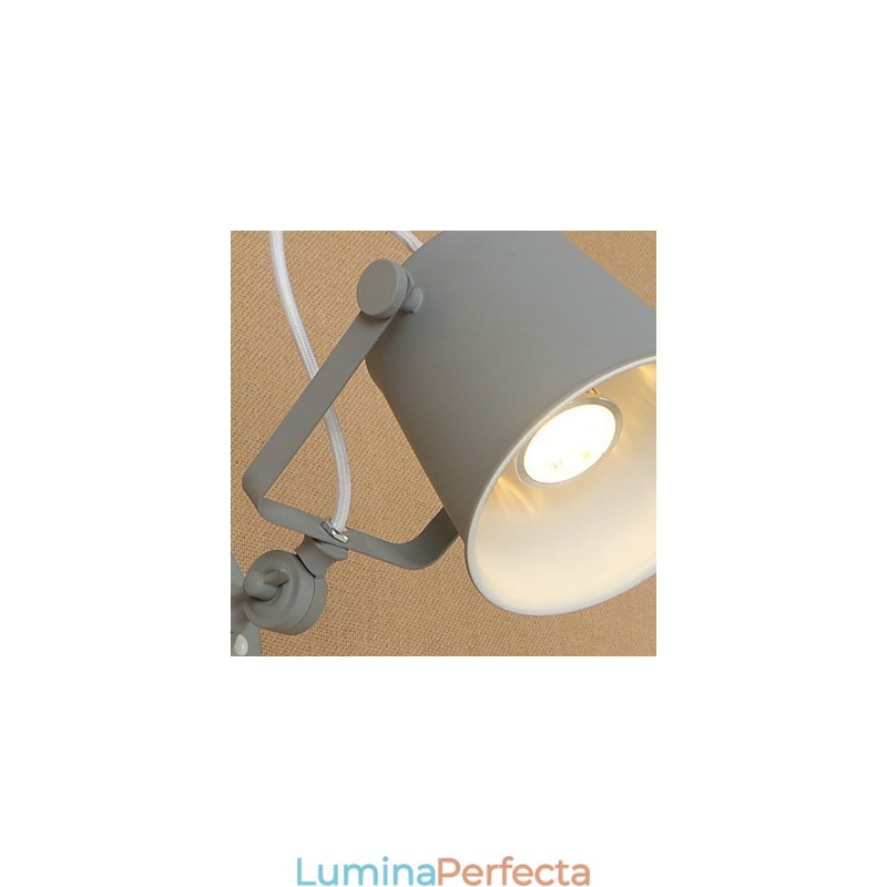 Aplică de perete din oțel vopsit Dumb Black American Coffee Decoration Lumină de perete retro Lampă cu sabie pe perete