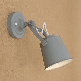 Aplică de perete din oțel vopsit Dumb Black American Coffee Decoration Lumină de perete retro Lampă cu sabie pe perete