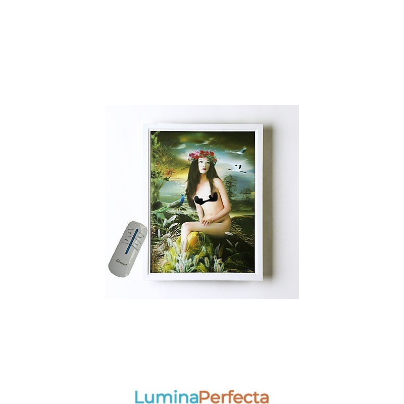 Funcție integrată de pictură modernă contemporană modernă contemporană pentru aplice de perete cu lumină ambientală