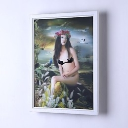 Funcție integrată de pictură modernă contemporană modernă contemporană pentru aplice de perete cu lumină ambientală