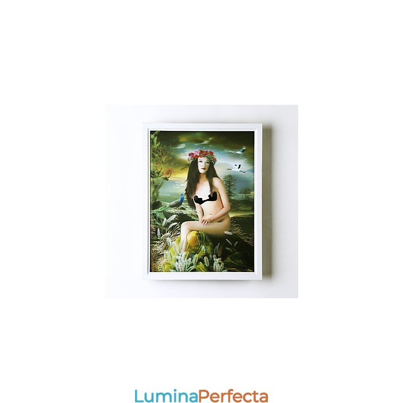 Funcție integrată de pictură modernă contemporană modernă contemporană pentru aplice de perete cu lumină ambientală