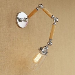 Caracteristică galvanizată retro de țară pentru lumini cu braț oscilant de protecție a ochilor