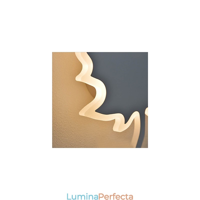 Funcție integrată de pictură modernă contemporană modernă contemporană pentru aplice de perete cu lumină ambientală