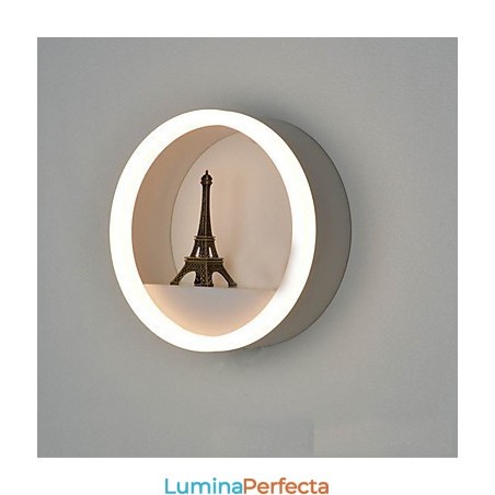 Funcție integrată de pictură modernă contemporană modernă contemporană pentru aplice de perete cu lumină ambientală Funcție integrată de pictură modernă contemporană modernă contemporană pentru aplice de perete cu lumină ambientală