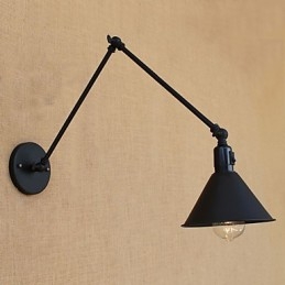 Caracteristică de pictură retro de țară pentru lumini cu braț oscilant în stil mini pentru protecția ochilor