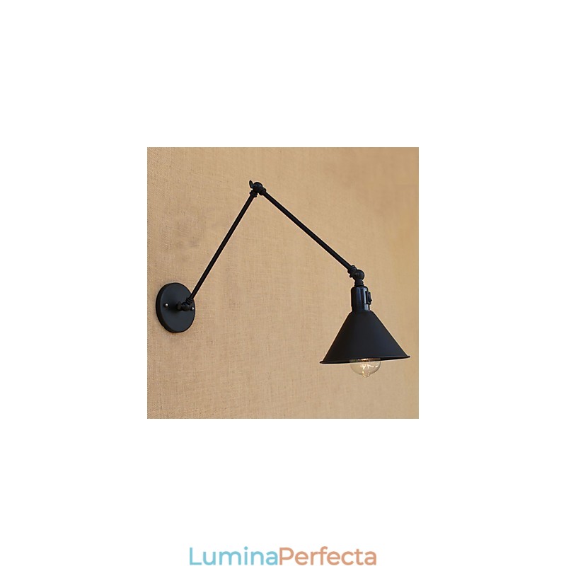 Caracteristică de pictură retro de țară pentru lumini cu braț oscilant în stil mini pentru protecția ochilor