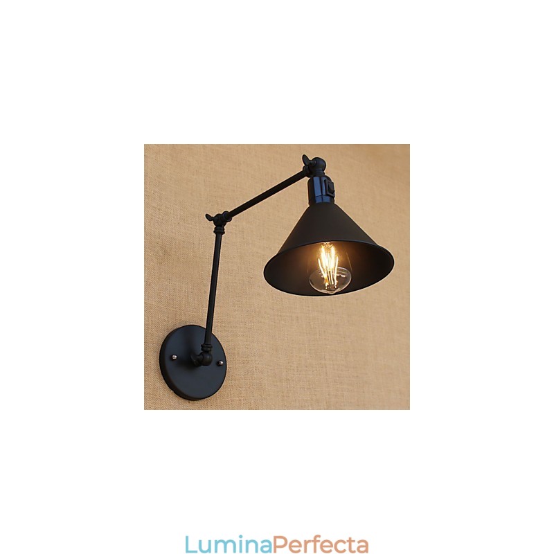 Caracteristică de pictură retro de țară pentru lumini cu braț oscilant în stil mini pentru protecția ochilor