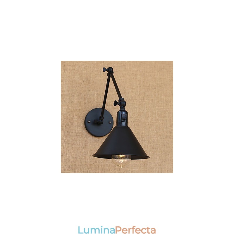 Caracteristică de pictură retro de țară pentru lumini cu braț oscilant în stil mini pentru protecția ochilor