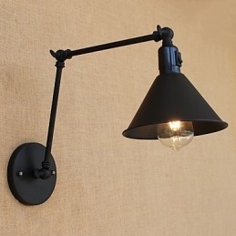 Caracteristică de pictură retro de țară pentru lumini cu braț oscilant în stil mini pentru protecția ochilor