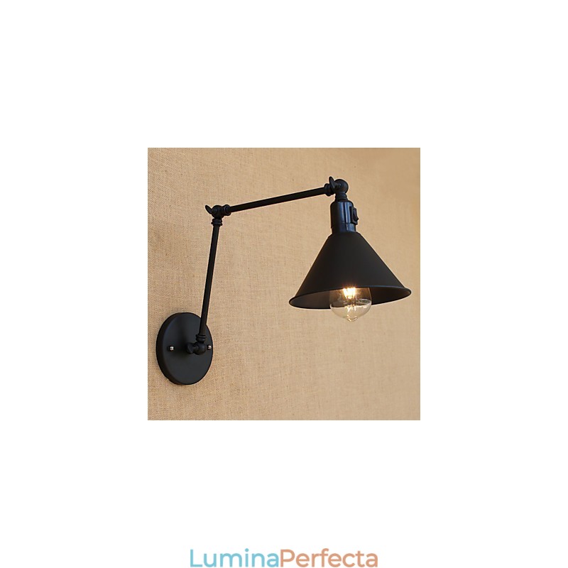 Caracteristică de pictură retro de țară pentru lumini cu braț oscilant în stil mini pentru protecția ochilor