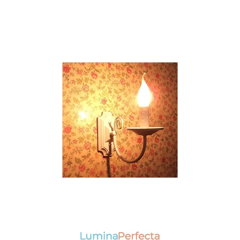 Lampă de perete modernă simplă Lumânare Lampă cu un singur cap Lampă de noptieră Coridor