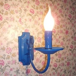 Lampă de perete modernă simplă Lumânare Lampă cu un singur cap Lampă de noptieră Coridor