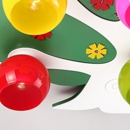 Suport încastrat din lemn de bambus modern contemporan