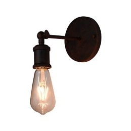 American Bar Cafe Restaurant Noptiera Cu culoar minimalist Applic din fier feruginos