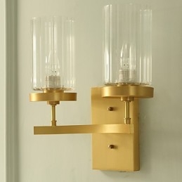 Caracteristică tradițională din alamă, tradițională, clasică, pentru aplice de perete cu iluminare în stil mini