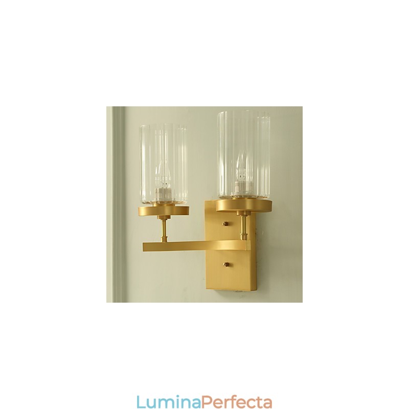 Caracteristică tradițională din alamă, tradițională, clasică, pentru aplice de perete cu iluminare în stil mini