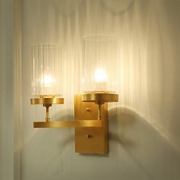 Caracteristică tradițională din alamă, tradițională, clasică, pentru aplice de perete cu iluminare în stil mini