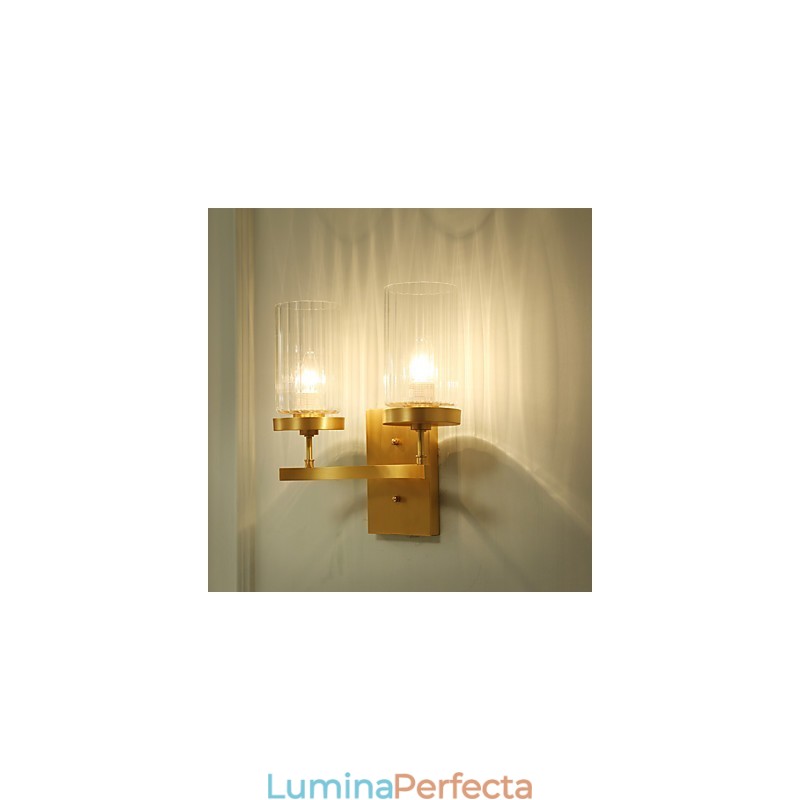Caracteristică tradițională din alamă, tradițională, clasică, pentru aplice de perete cu iluminare în stil mini