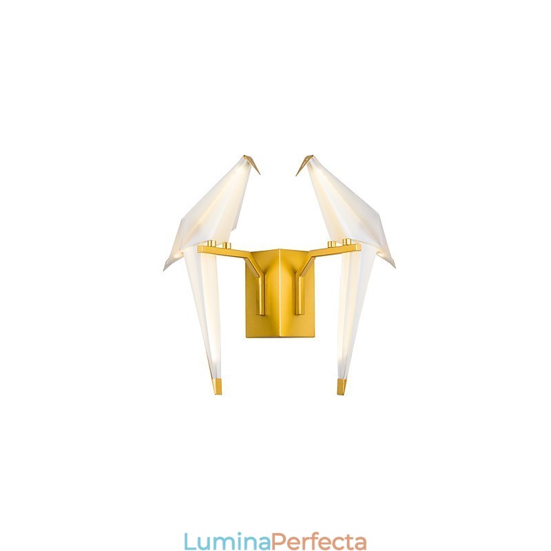 Caracteristică integrată simplă tradițională clasică Country Gold pentru lumină ambientală în stil mini