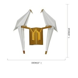 Caracteristică integrată simplă tradițională clasică Country Gold pentru lumină ambientală în stil mini