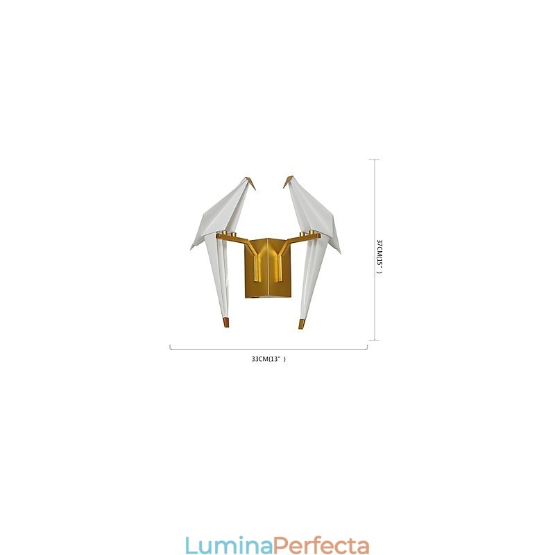Caracteristică integrată simplă tradițională clasică Country Gold pentru lumină ambientală în stil mini