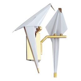 Caracteristică integrată simplă tradițională clasică Country Gold pentru lumină ambientală în stil mini