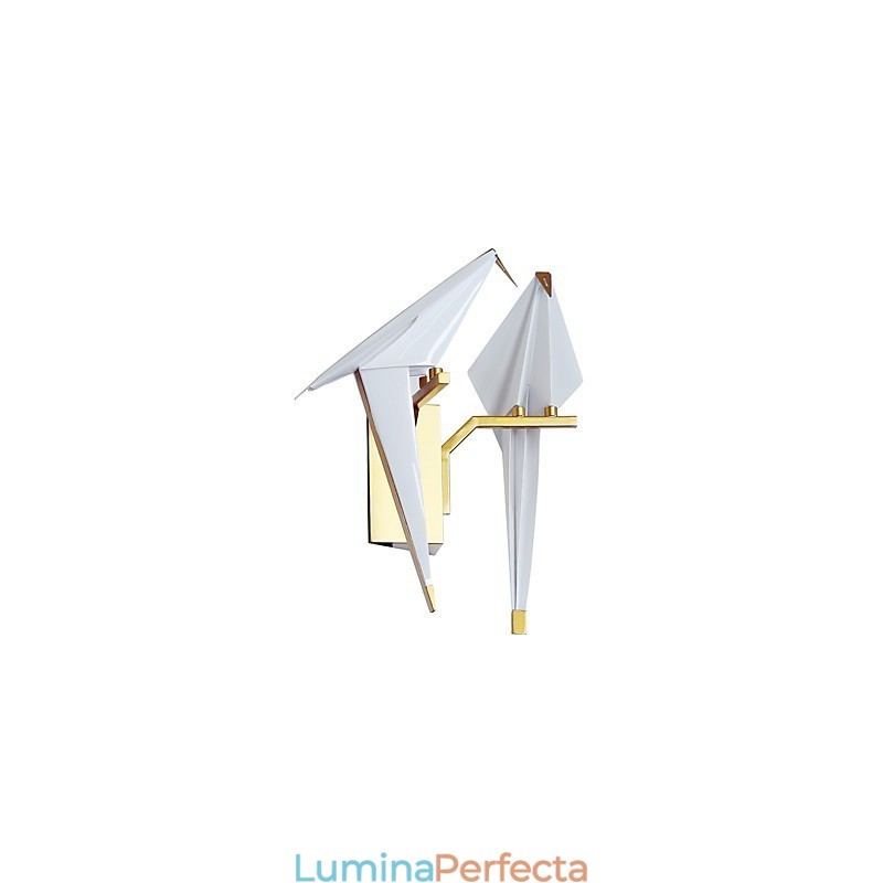 Caracteristică integrată simplă tradițională clasică Country Gold pentru lumină ambientală în stil mini