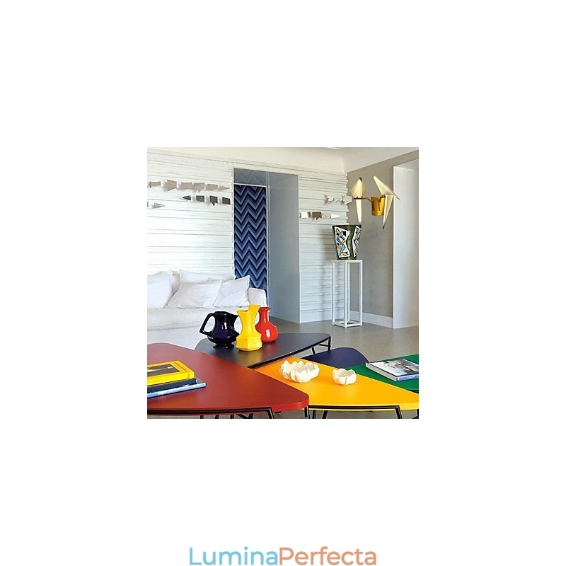 Caracteristică integrată simplă tradițională clasică Country Gold pentru lumină ambientală în stil mini