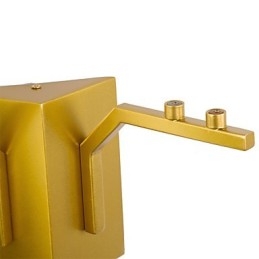 Caracteristică integrată simplă tradițională clasică Country Gold pentru lumină ambientală în stil mini