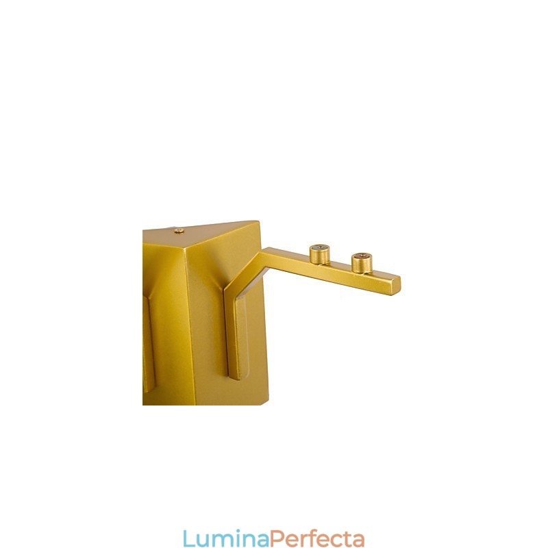 Caracteristică integrată simplă tradițională clasică Country Gold pentru lumină ambientală în stil mini