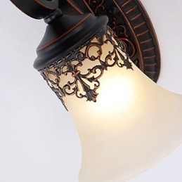 Lampă de perete pentru holul hotelului Lampă de perete europeană pentru dormitor Lampă pentru sufragerie creativă Lampă de perete pentru coridor retro