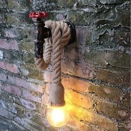 Caracteristică de pictură rustic Lodge pentru aplice de perete cu lumină ambientală