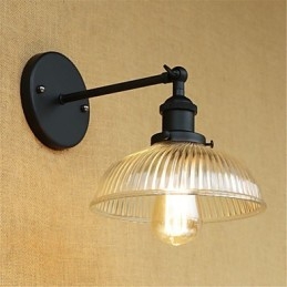 Caracteristică de pictură retro de la țară pentru aplice de perete cu lumină ambientală pentru protecția ochilor în stil mini