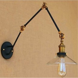Rustic Lodge Country Chrome Caracteristică pentru Lumină ambientală cu braț oscilant Lumini cu braț oscilant