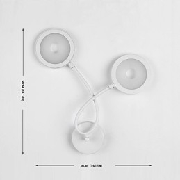 Caracteristică modernă de pictură contemporană pentru aplice de perete cu lumină ambientală