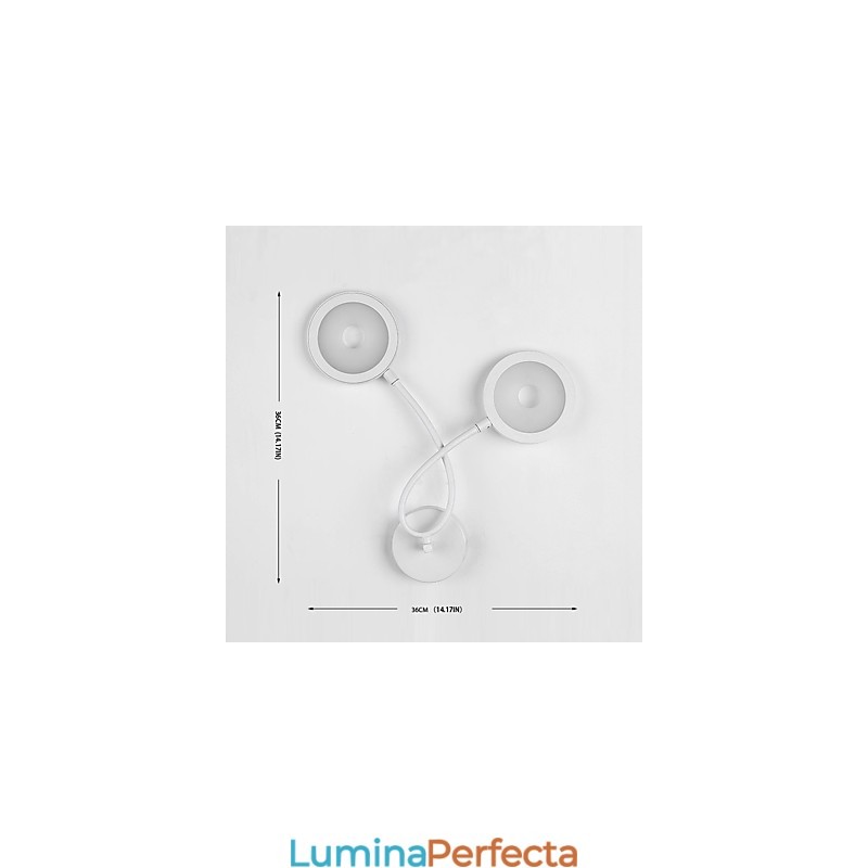 Caracteristică modernă de pictură contemporană pentru aplice de perete cu lumină ambientală