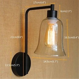 Caracteristica de finisare cu oxid negru Rustic Lodge Country pentru lumină ambientală cu braț oscilant
