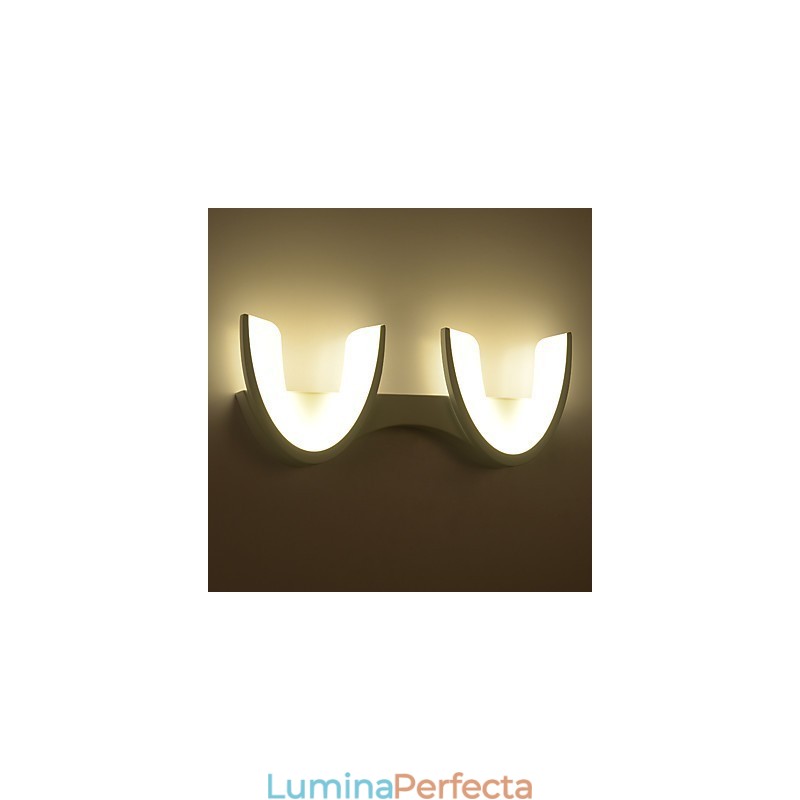 Funcție de pictură modernă și contemporană pentru aplice de perete cu lumină ambientală