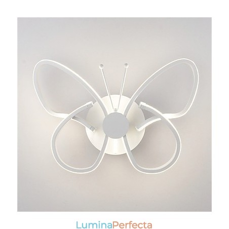 Aplice moderne de perete în formă de fluture metal creativ acrilic sufragerie hol dormitor camere de hotel lampă de noptieră Aplice moderne de perete în formă de fluture metal creativ acrilic sufragerie hol dormitor camere de hotel lampă de noptieră