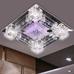 Montaj încastrat din sticlă galvanizată din cristal modern și contemporan