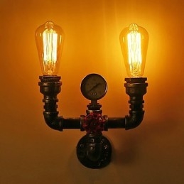 2 Capete Applique Metal Industriale Vintage Restaurant Cafe Bar Decor Iluminat